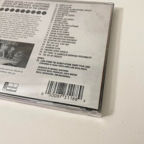 Inside Out Original Soundtrack Music Michael Giacchino CD Flaws - Picture 6 of 16